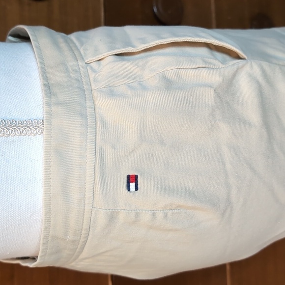 Tommy Hilfiger Hollywood Stretch Khaki Shorts SZ6 - Picture 8 of 12